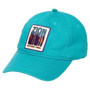 Urban Outfitters National Park Foundation Zion National Park Teal Cap Hat NWT